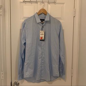 Zara Man Blue Button-Up